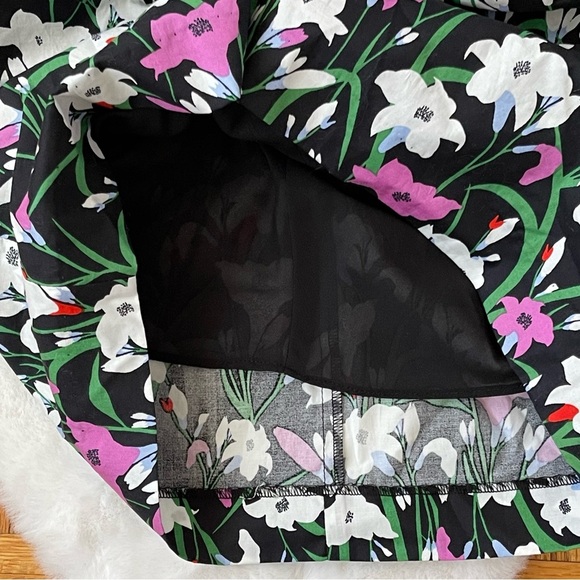 VERONICA BEARD Janis Puff Sleeve Floral Minidress SIZE 2 - Picture 8 of 16